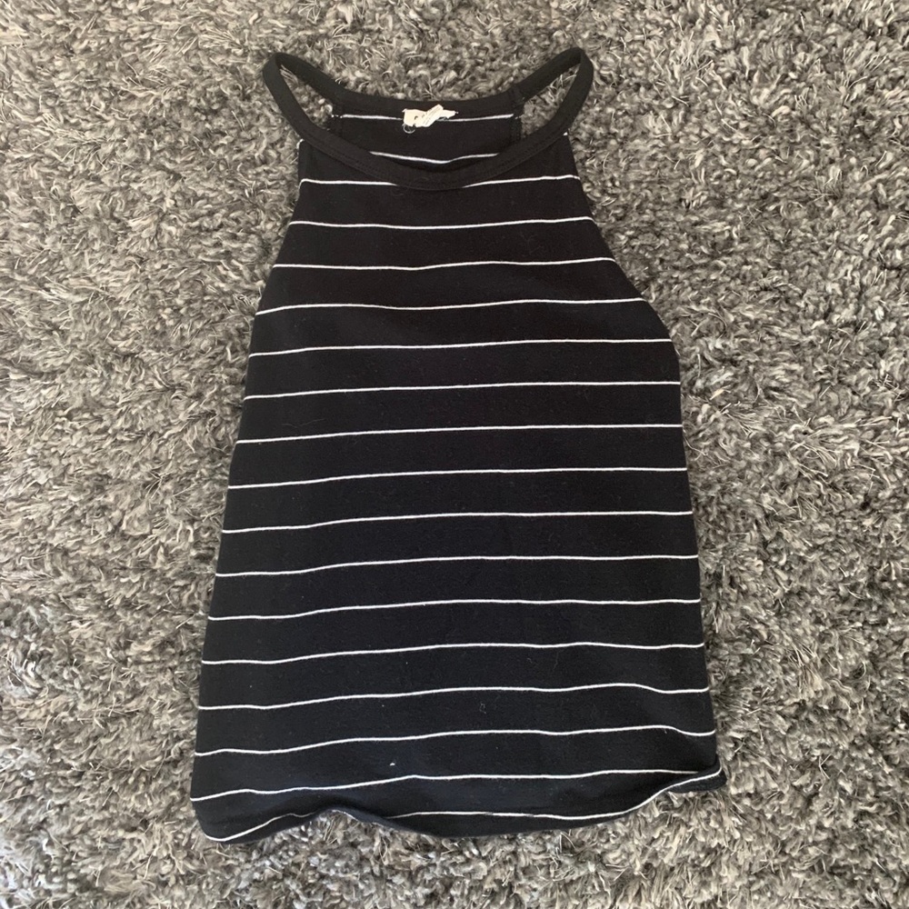 Garage halter tank top